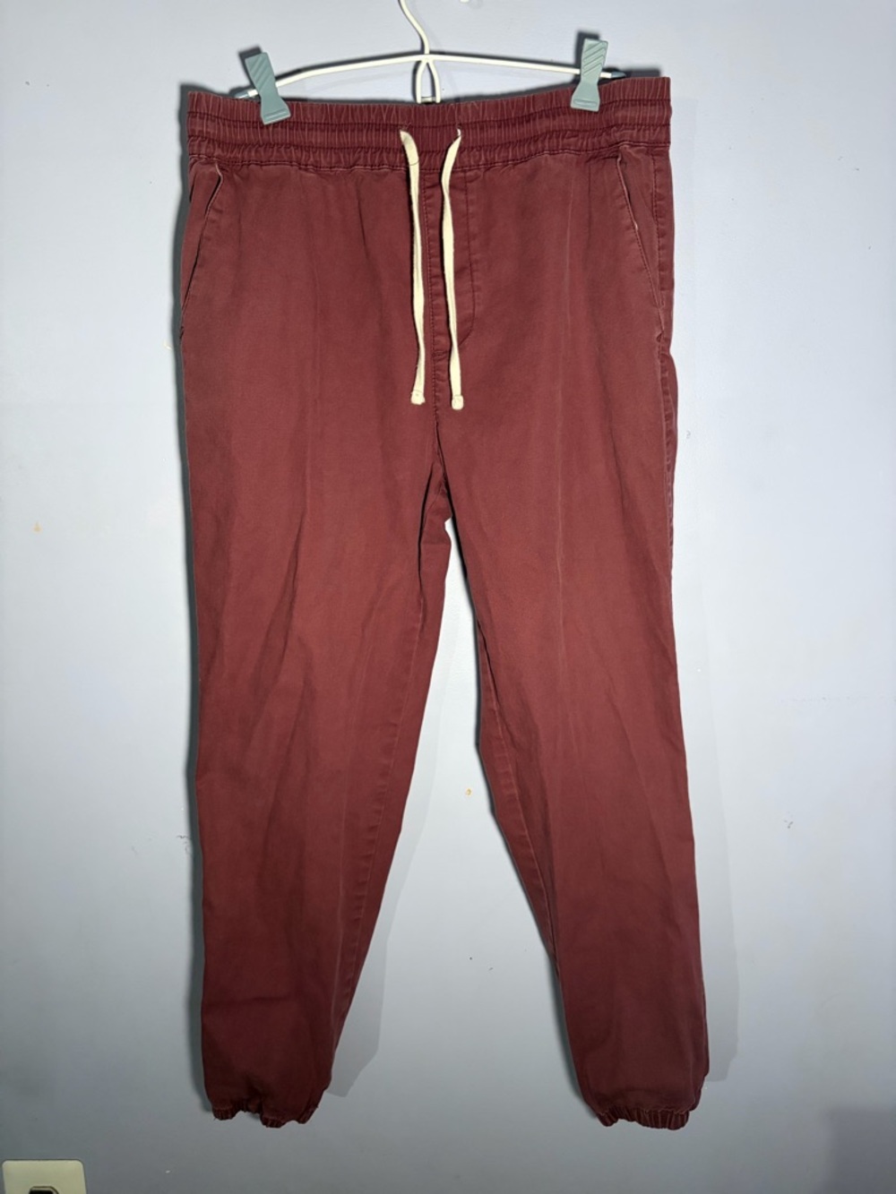 PacSun Men's Rust Red Drawstring Joggers